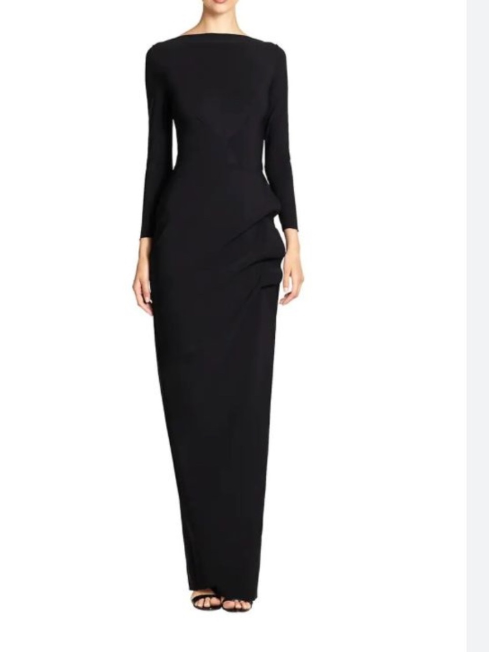 Chiara Boni Cassandre Boatneck Gown Dress